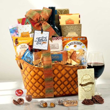 Fathers Day Premium Wine Basket