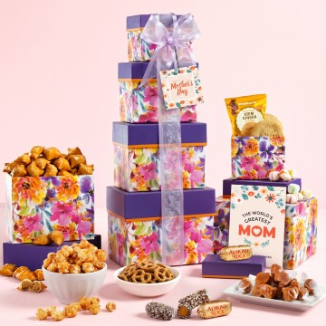 Mothers Day Floral Gift Tower