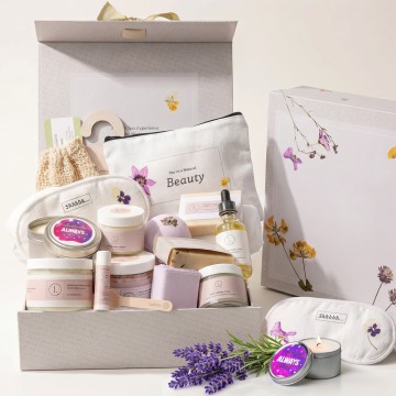 Natural Lavender Spa Gift Box