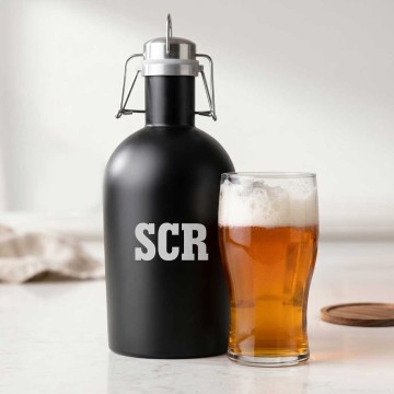 Personalized Steel Beer Growler