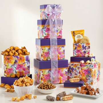 Snacks and Sweets Gift Tower