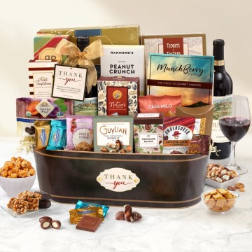 Thank You Signature Wine Gift Basket