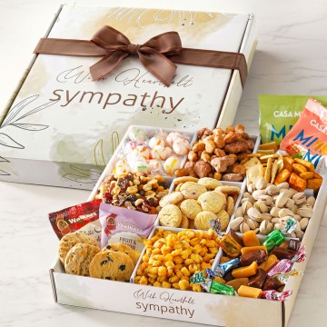 With Sympathy Sectional Gift Box