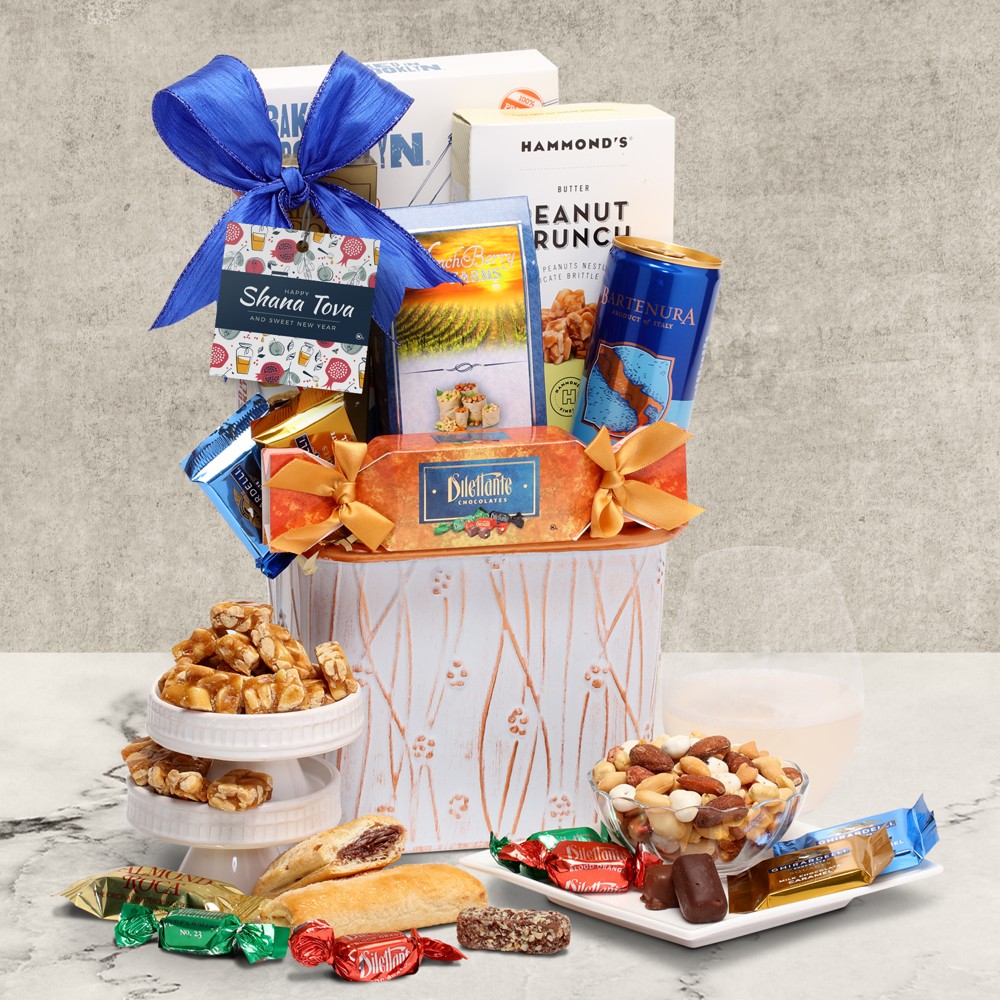 Shana Tova Moscato Wine Basket