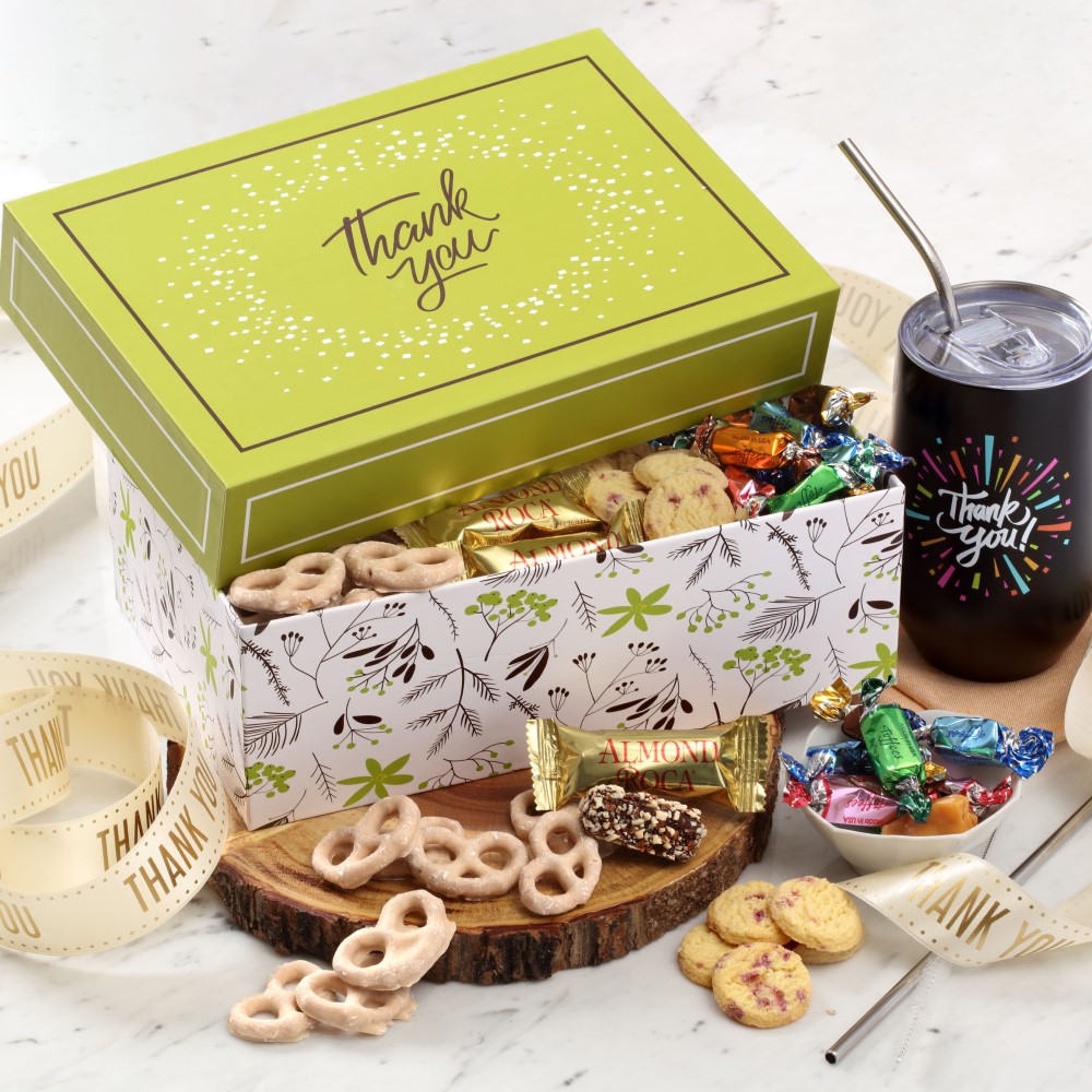 Thank You Gift Box With Logo Tumbler